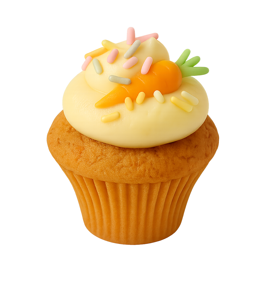 carot cupcake