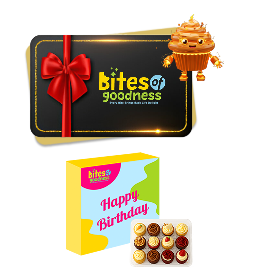 Gift box cupcake